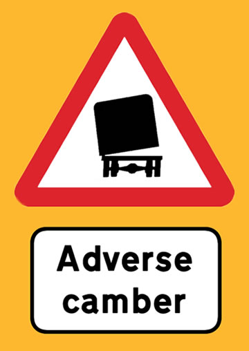 adverse-road-camber-sign